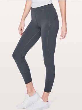 FINAL SALE Lululemon In Movement 7/8 Tight Everlux 23" Dark Shadow